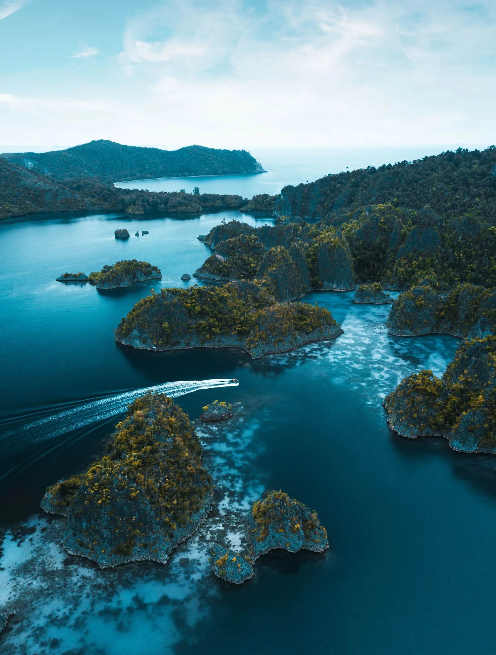Îlots karstiques de Raja Ampat, Indonésie