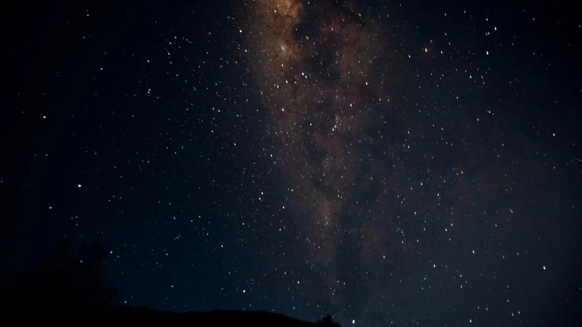 Voie lactée au-dessus du mont Rinjani à Lombok